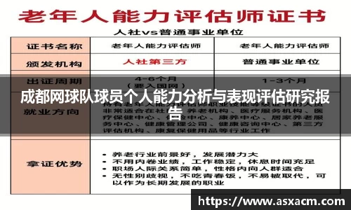 成都网球队球员个人能力分析与表现评估研究报告